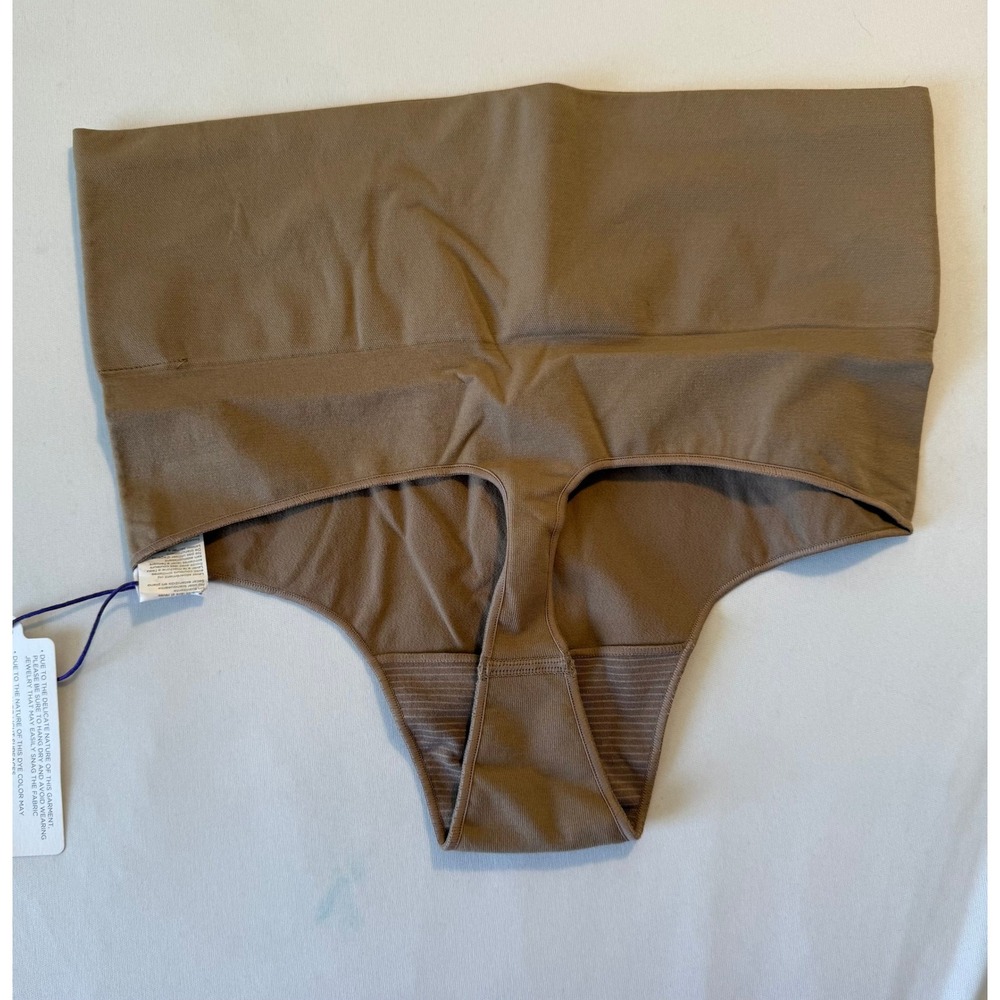 Yitty Shaping High Waist Thong Moody B**** Taupe Brown Size 3X/4X NIB